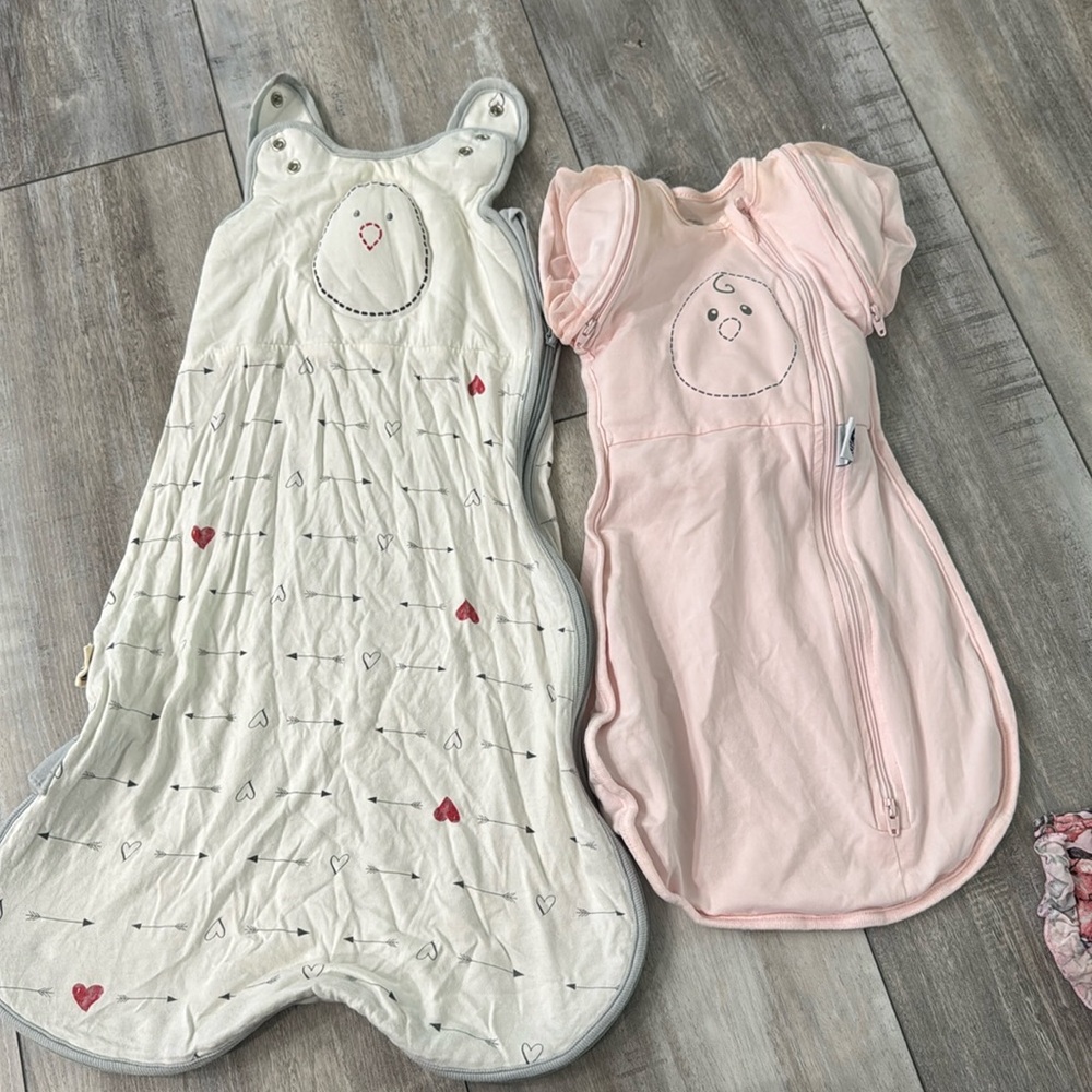Nested bean sleep bad and swaddle